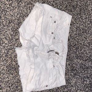 women’s white shorts